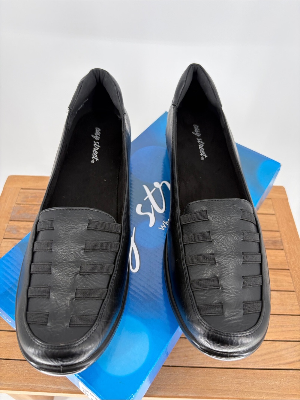 New Women’s Stretch Comfort Women's Black Burnis Genesis Slip-On Loafers size 10 - Picture 5 of 6